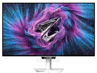 纯白战甲配高刷OLED，技嘉这款27寸4K显示器把玩家想要的东西全都塞进去了
