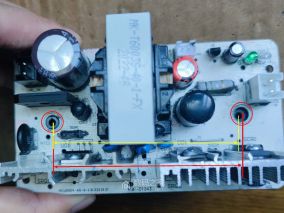 除胶拆修一台绿源电动车充电器DZM-60-20-6SG-设计缺陷导致的故障