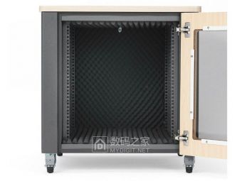 山业隔音机柜开售：消音棉贴满还配风扇阵，12U款19.8万日元​