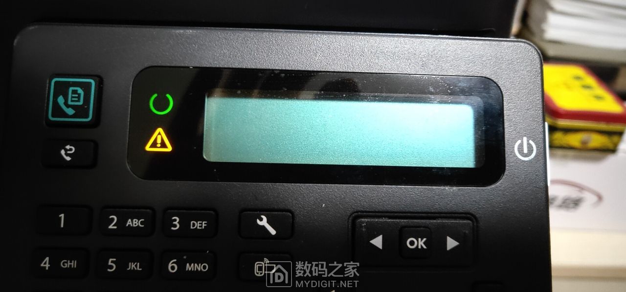 hp m226dn开机故障灯亮,屏幕没显示的修理