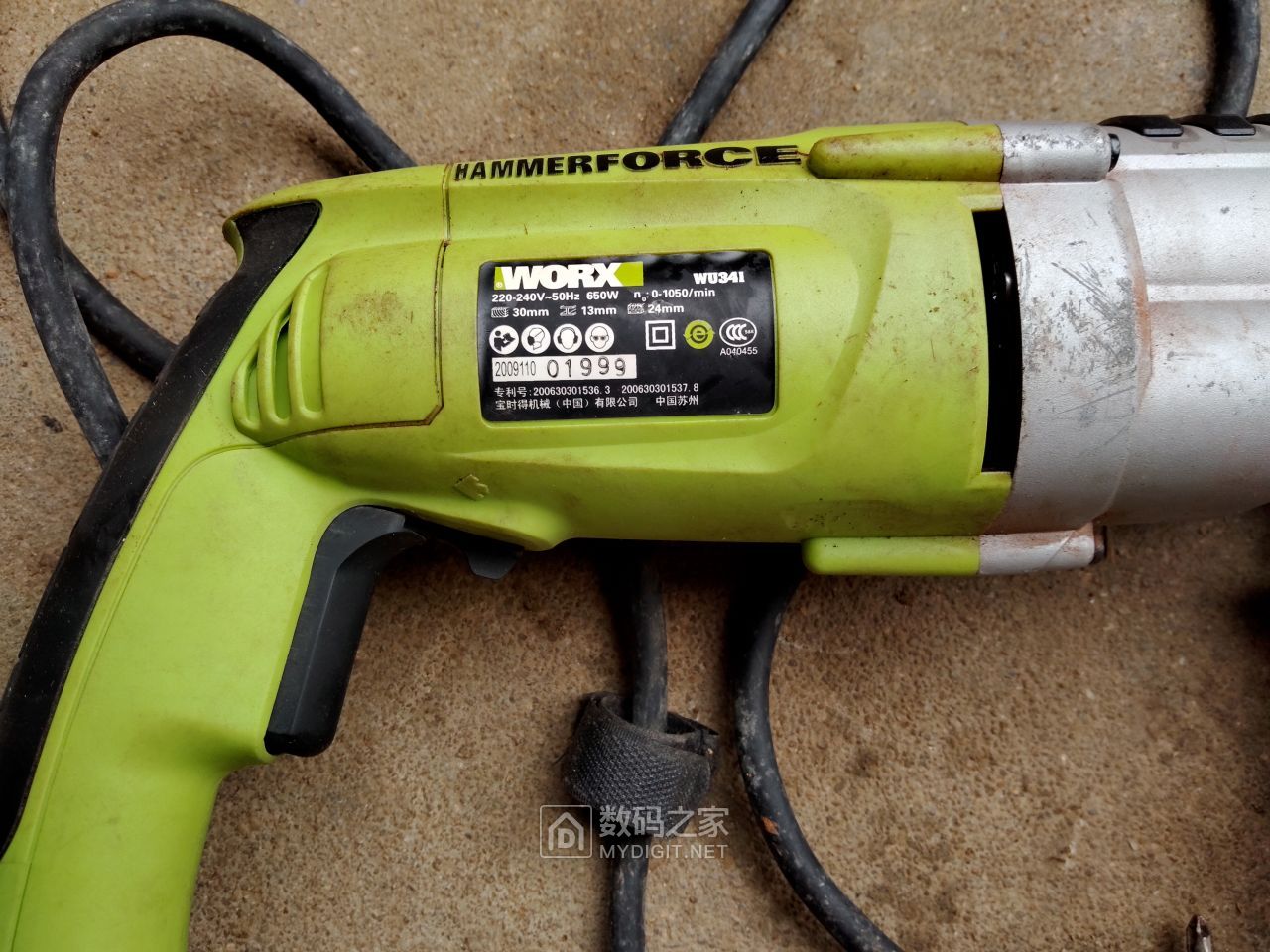 威克士worxwu341手电钻拆机换开关