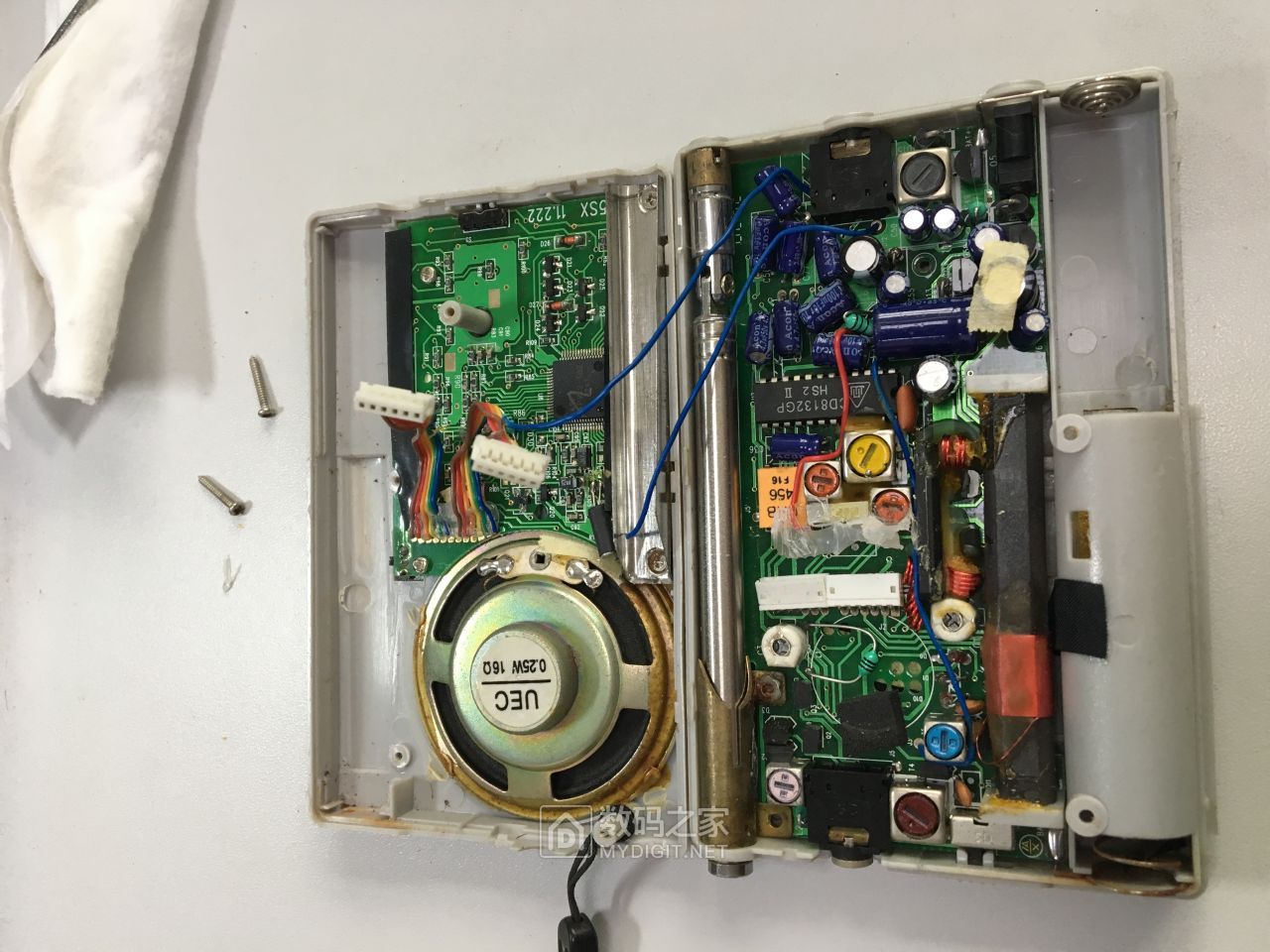degen de105收音机拆解赏析 - 拆机乐园 数码之家