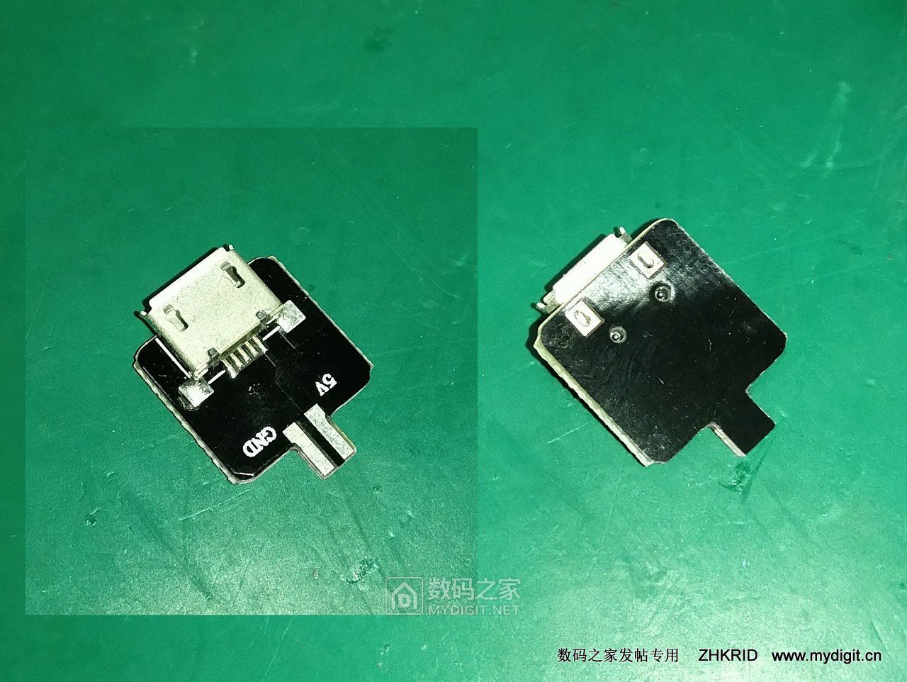 做个Micro USB母头转USB A母座转接头 - 创意DIY 数码之家