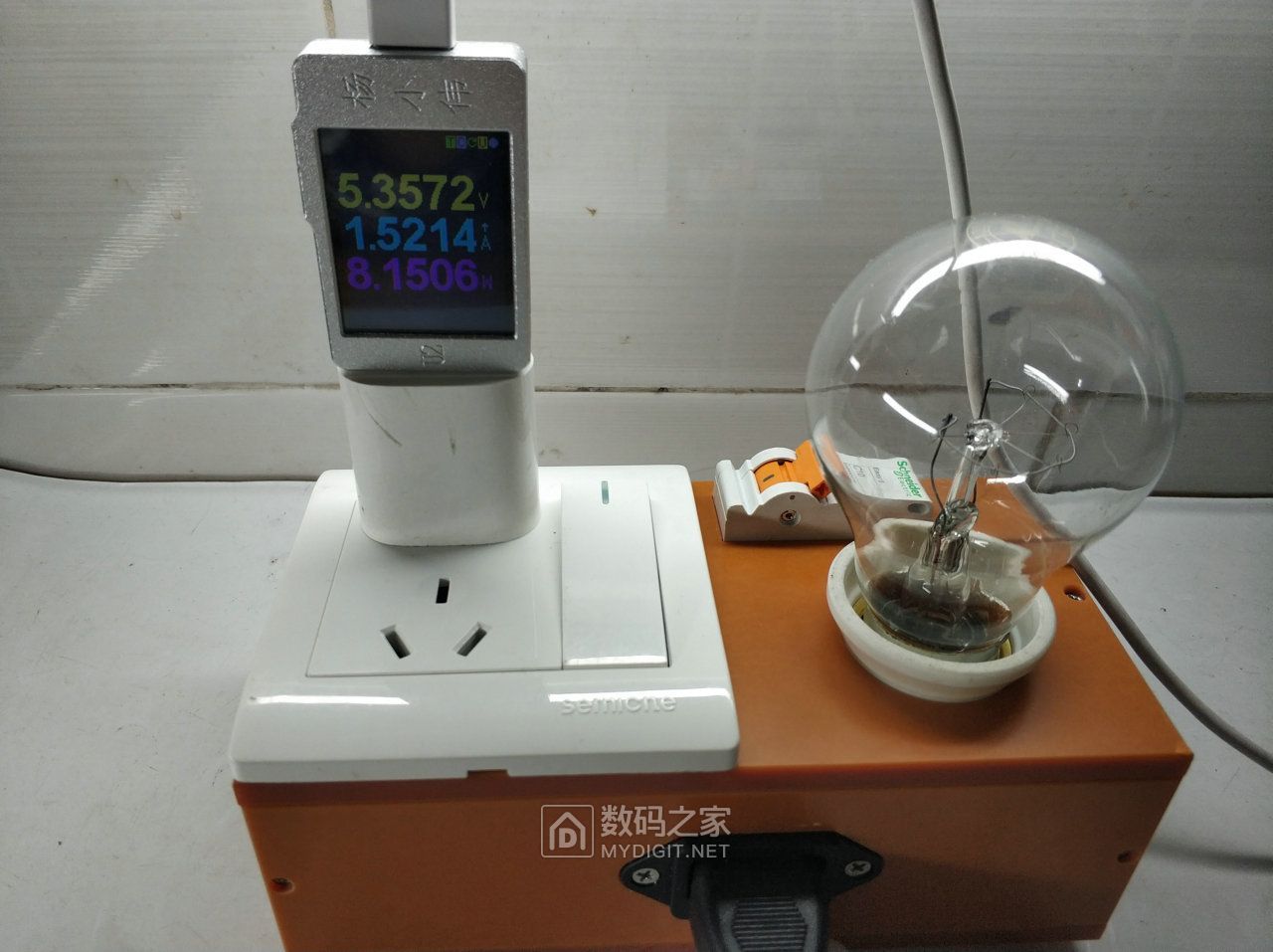 维修必备diy灯泡大法检修电源插座