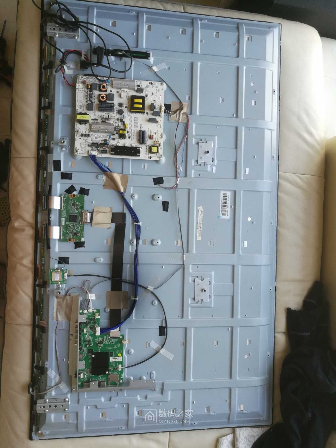 康佳led电视机拆机konkaau55