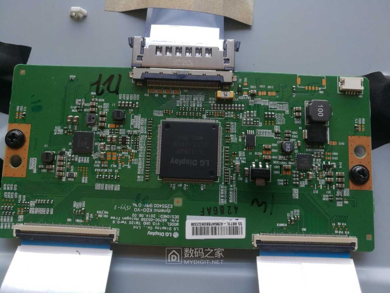 康佳led电视机拆机konkaau55