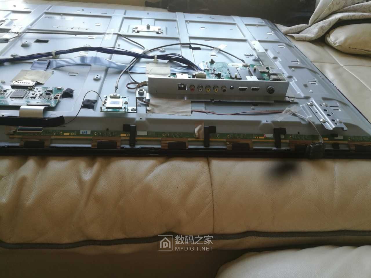 康佳led电视机拆机konkaau55