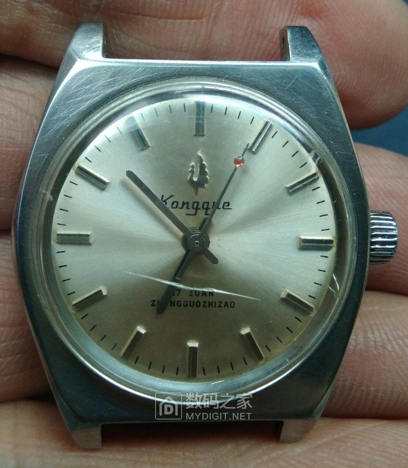 3元表也很精彩--孔雀3113换表蒙