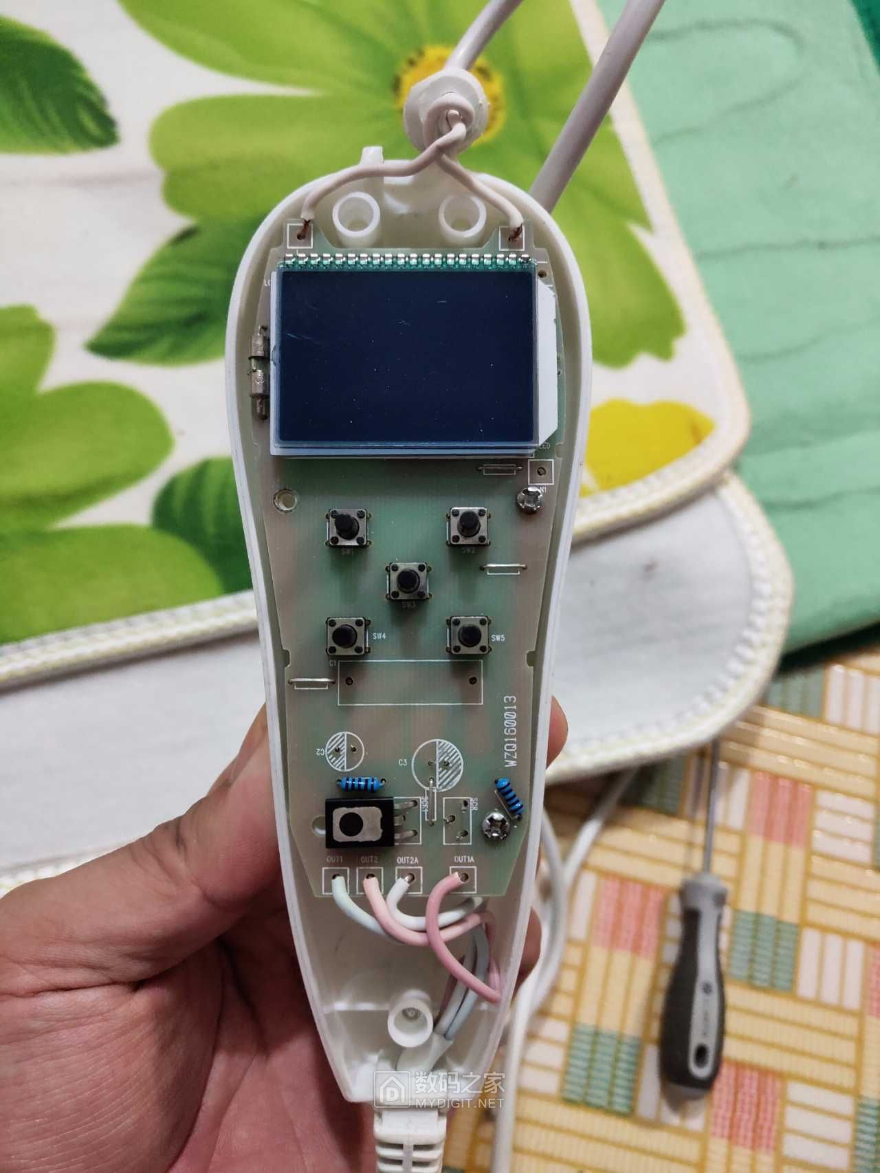 拆个电热毯控制器