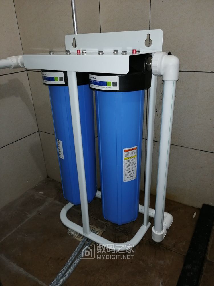 家装之全屋中央净水前置过滤器滨特尔大蓝瓶diy安装全纪录