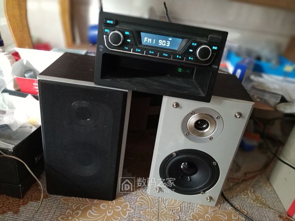 拆个十多年前创维crt电视的低音炮