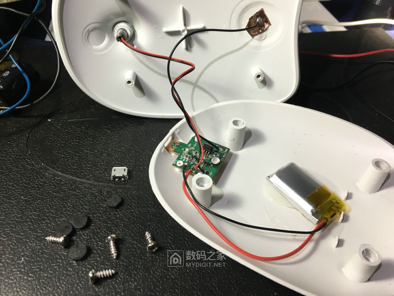 拆修可充电式led触摸台灯