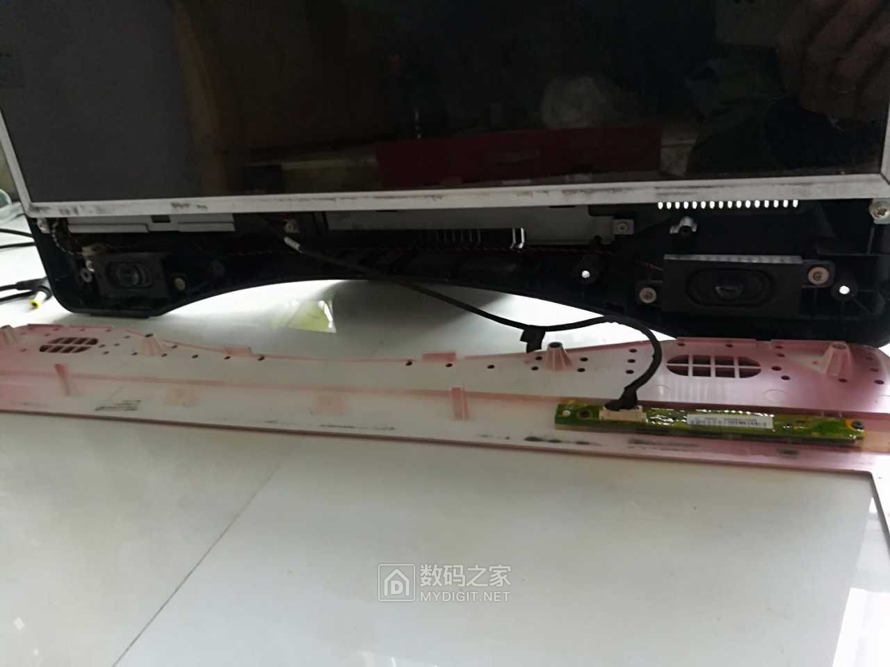 开拆老联想一体机3000c305通电指示灯亮不开机