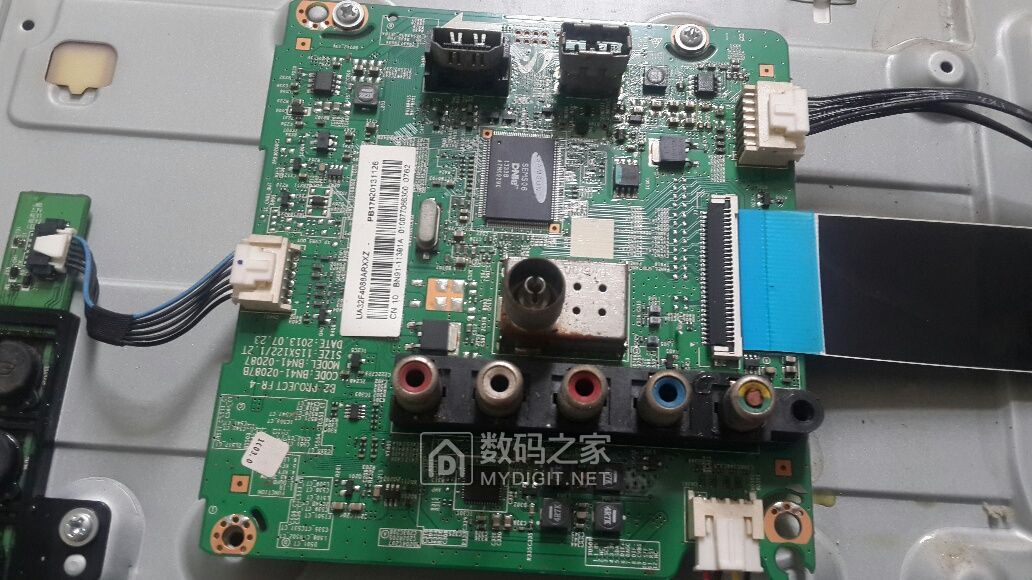 拯救一台满是油污的三星ua32f4088ar电视机耗时2天可惜没能完全恢复