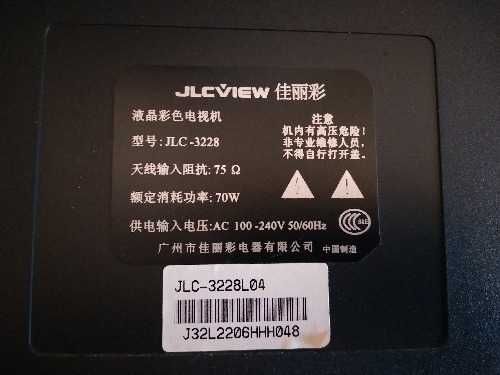 佳丽彩jlc3228液晶电视不开机求数据