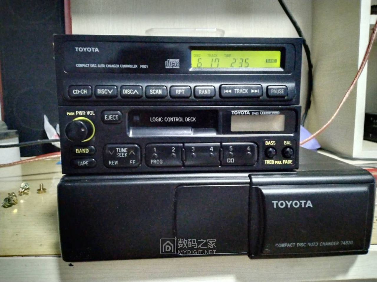 丰田短波王卡带收音cd机