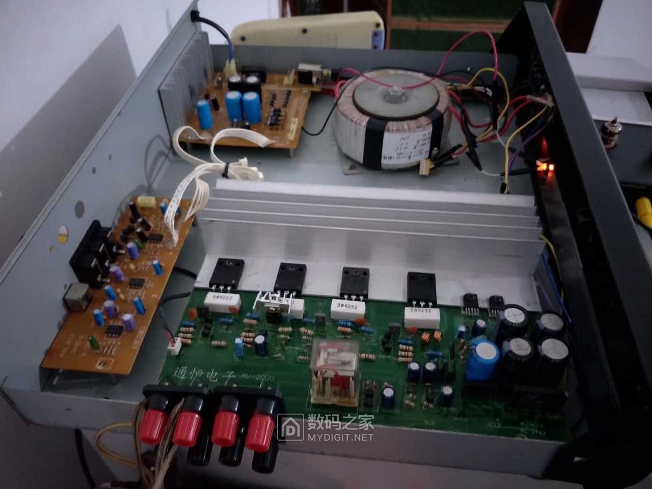 旧vcd机箱再利用–功放机c3714组装记