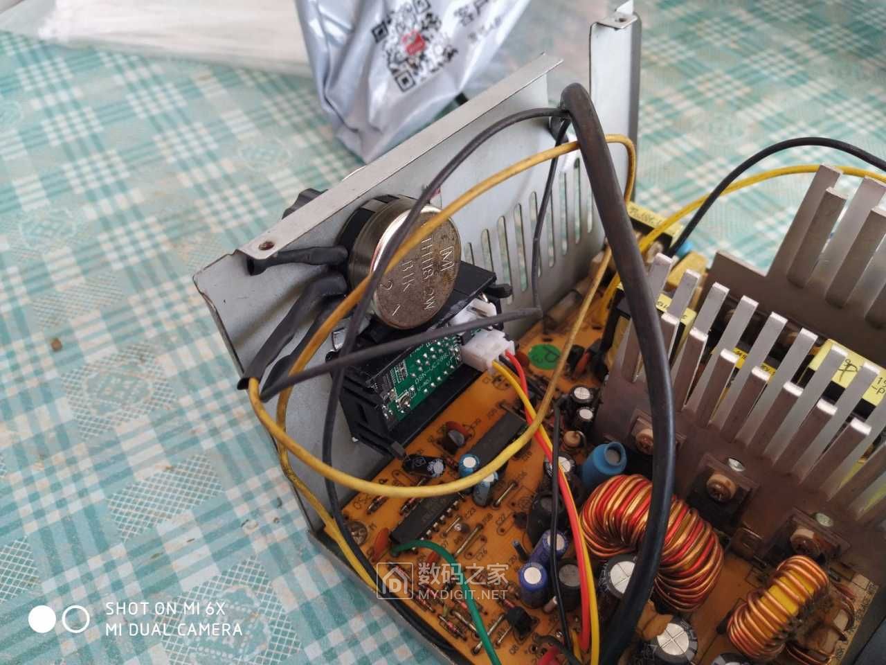 电脑电源改12v充电器