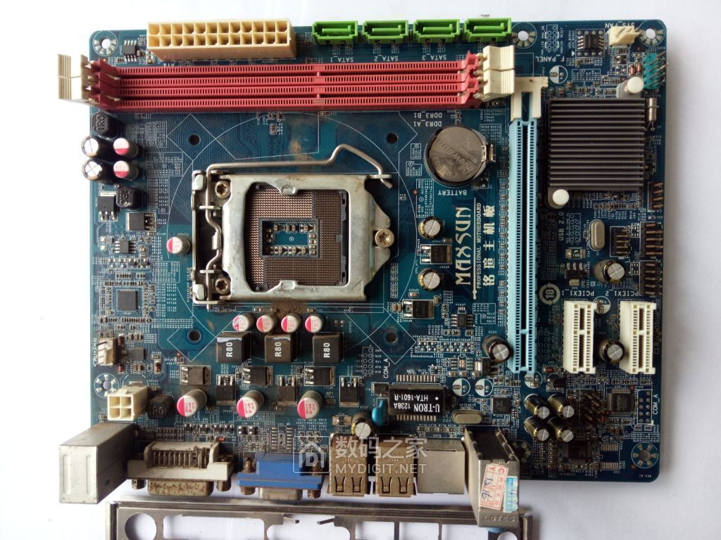 铭瑄ms-h61xl集成声显网 h61主板 g540 4gddr31333内存