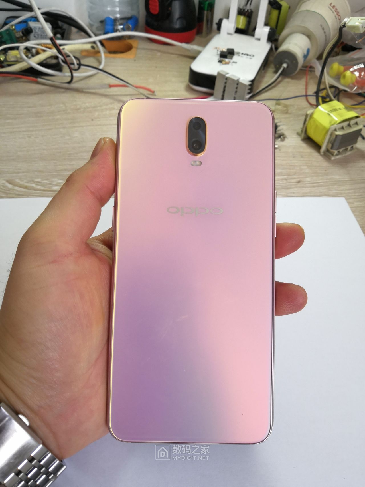 拆个泡了海水的oppor17手机