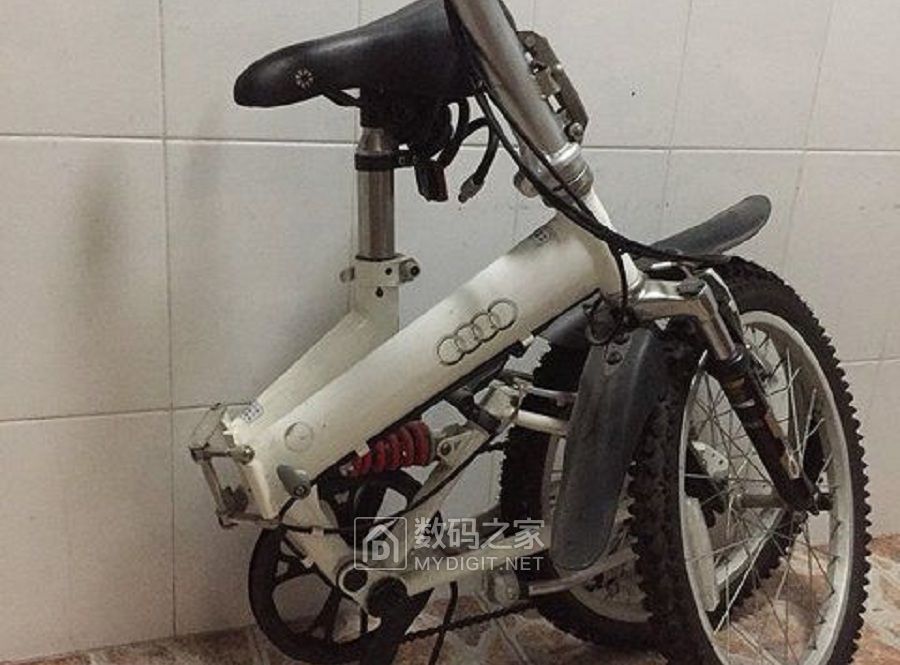 奥迪定制大行折叠自行车
