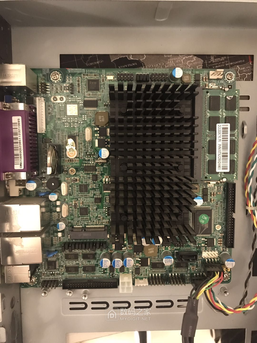 淘了个d525的主板做软路由,大家给看下主板供电咋回事 - 拆机乐园