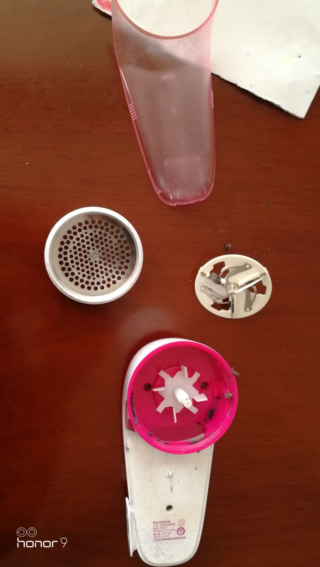 飞科fr5218充电去球器毛球修剪器拆解