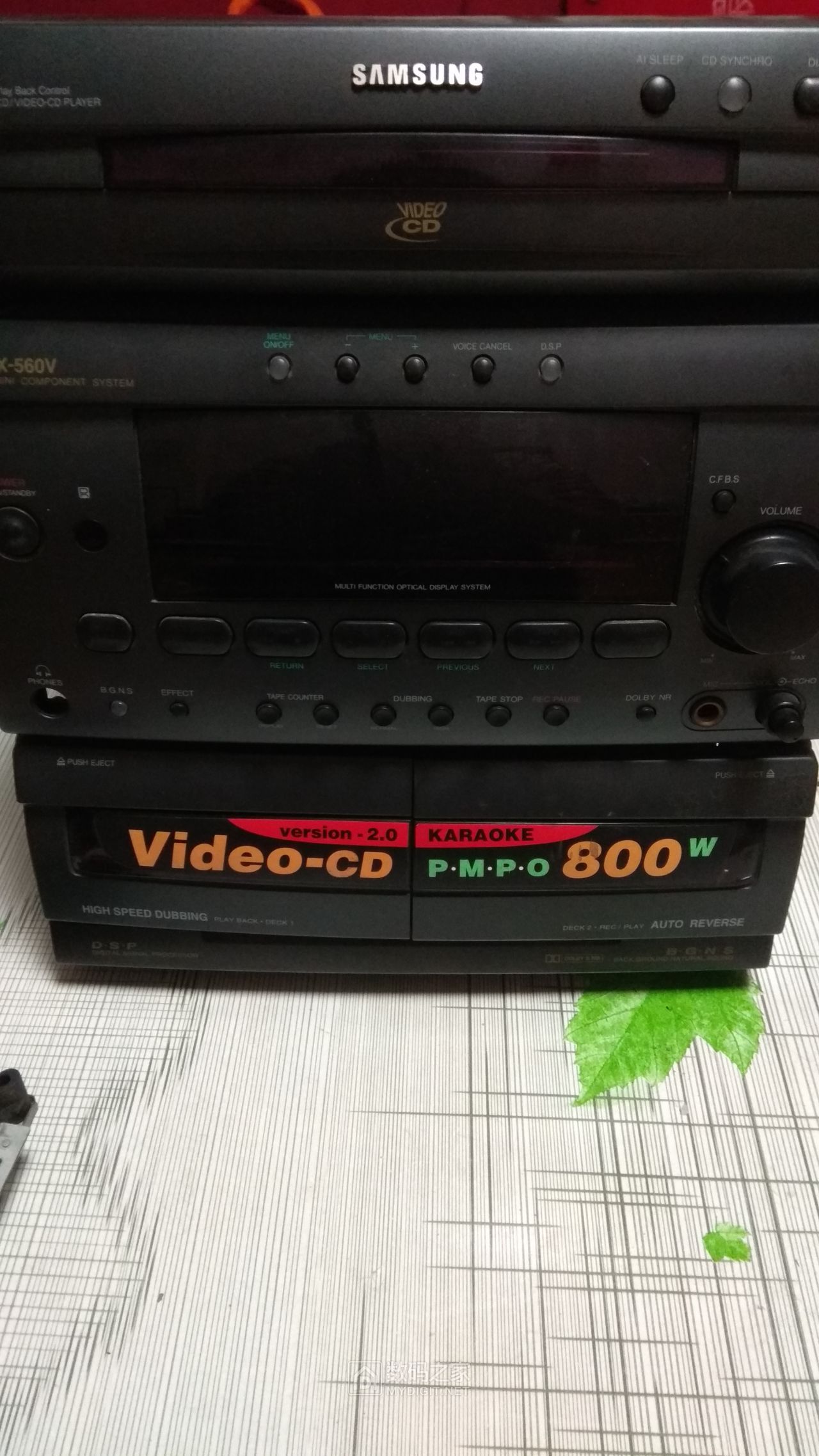 拆台90年代三碟连播vcd三星max560v