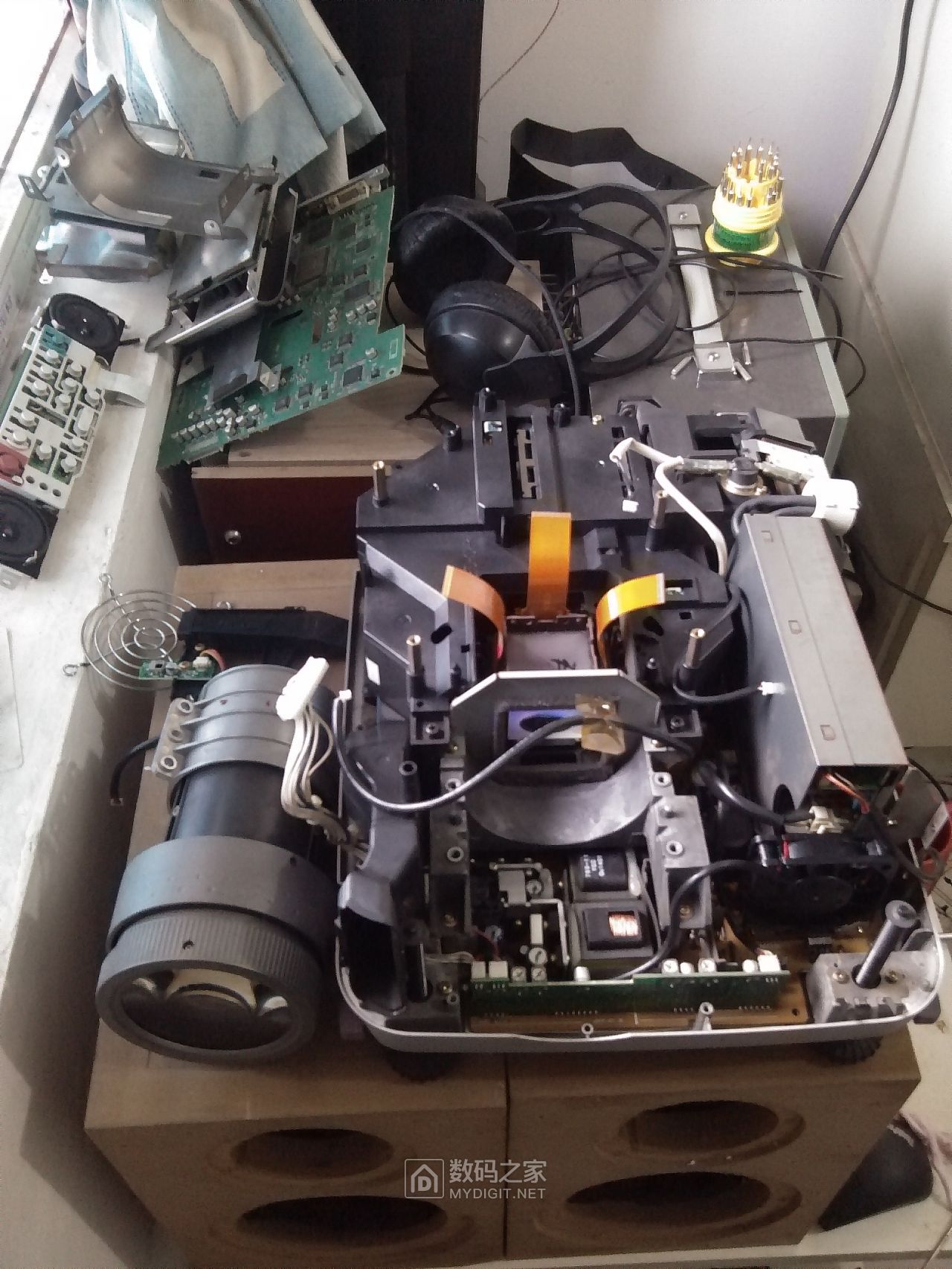 拆个爱普生老投影仪 吹灰洗澡看柯南