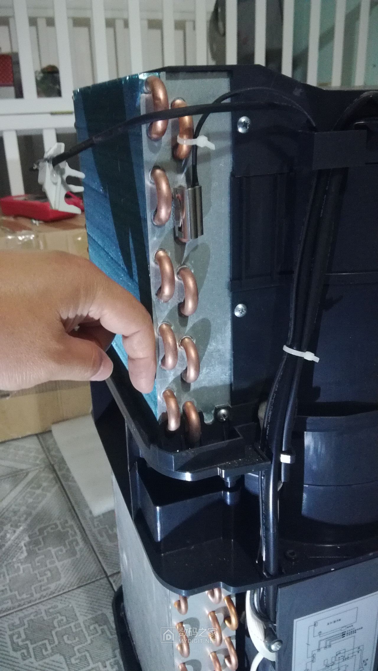 论坛首拆志高移动空调ky26b拆解拆卸维修