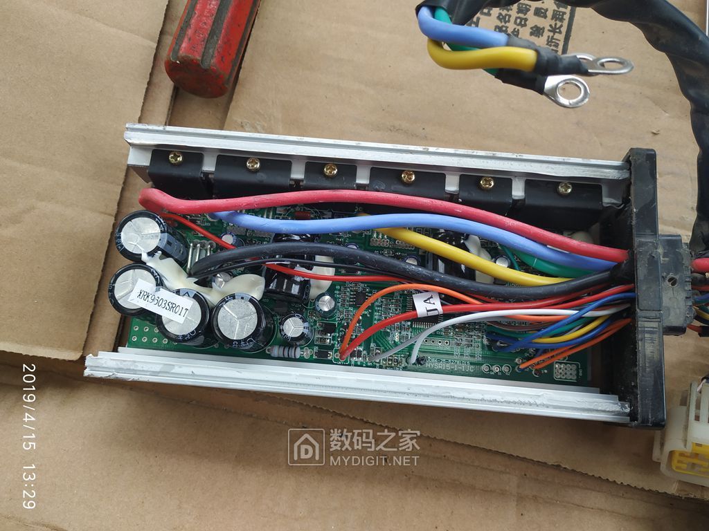 今天拆个新日电动车控制器96v的改刹车辅助功能