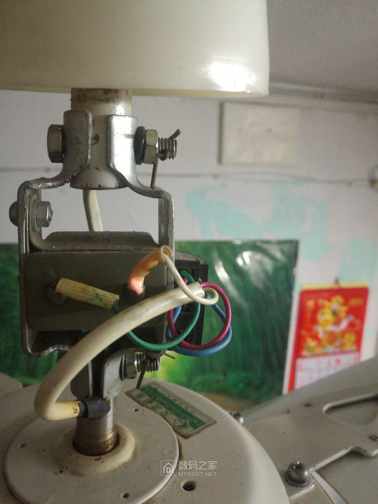 拆解并保养30多年的乘风老吊扇