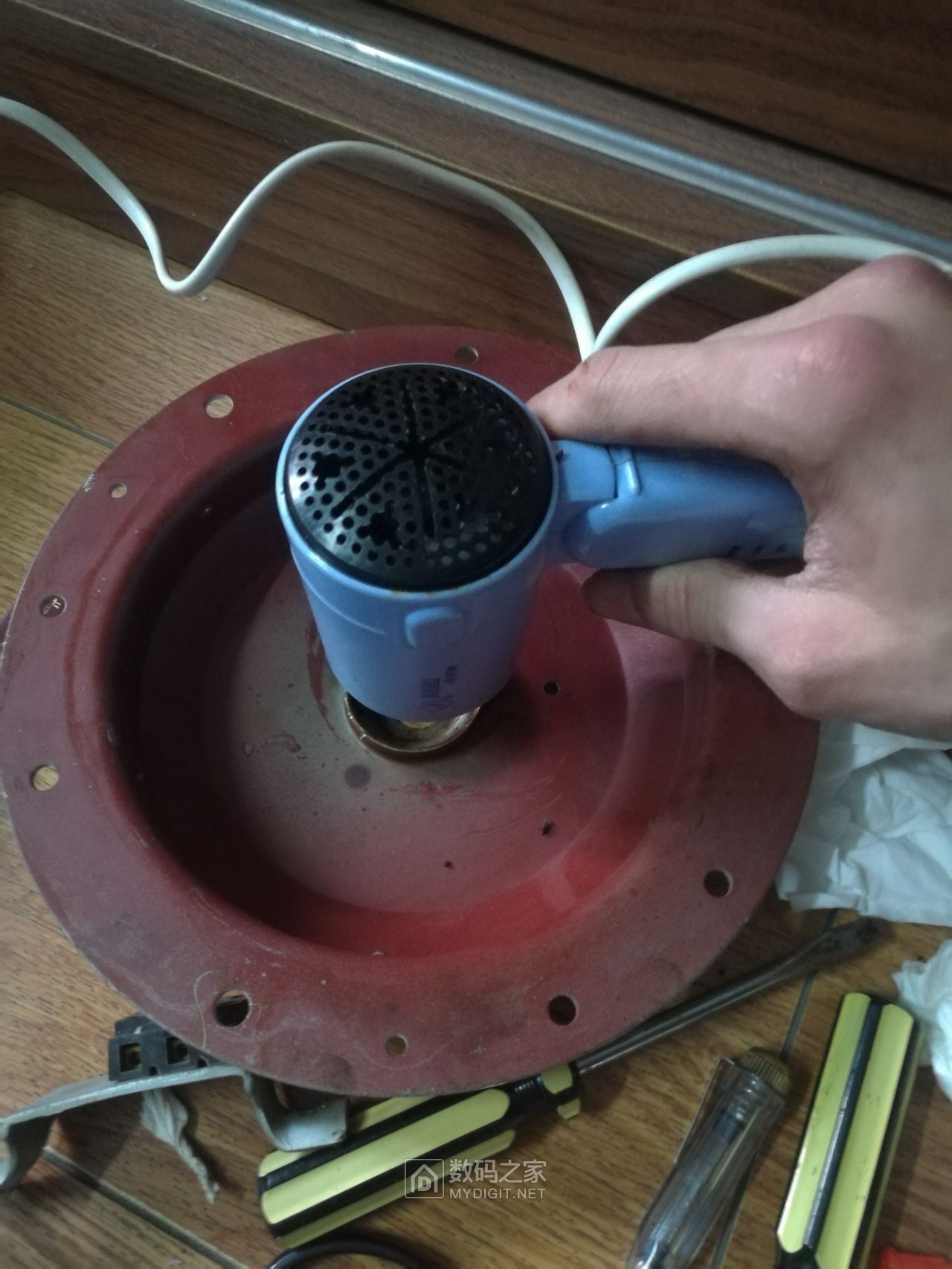 拆解并保养30多年的乘风老吊扇