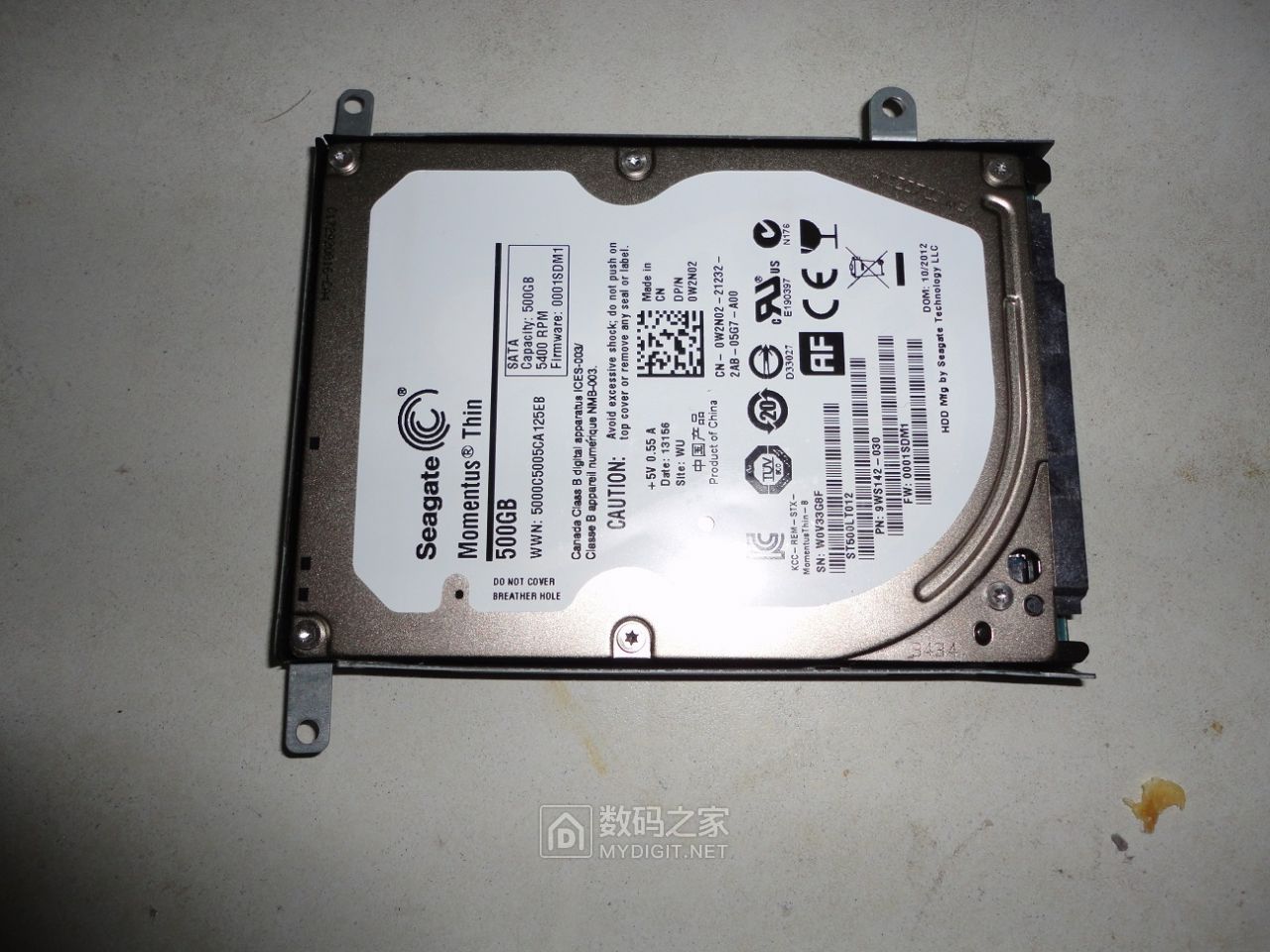 戴尔dell 14z-5423 拆机换固态硬盘