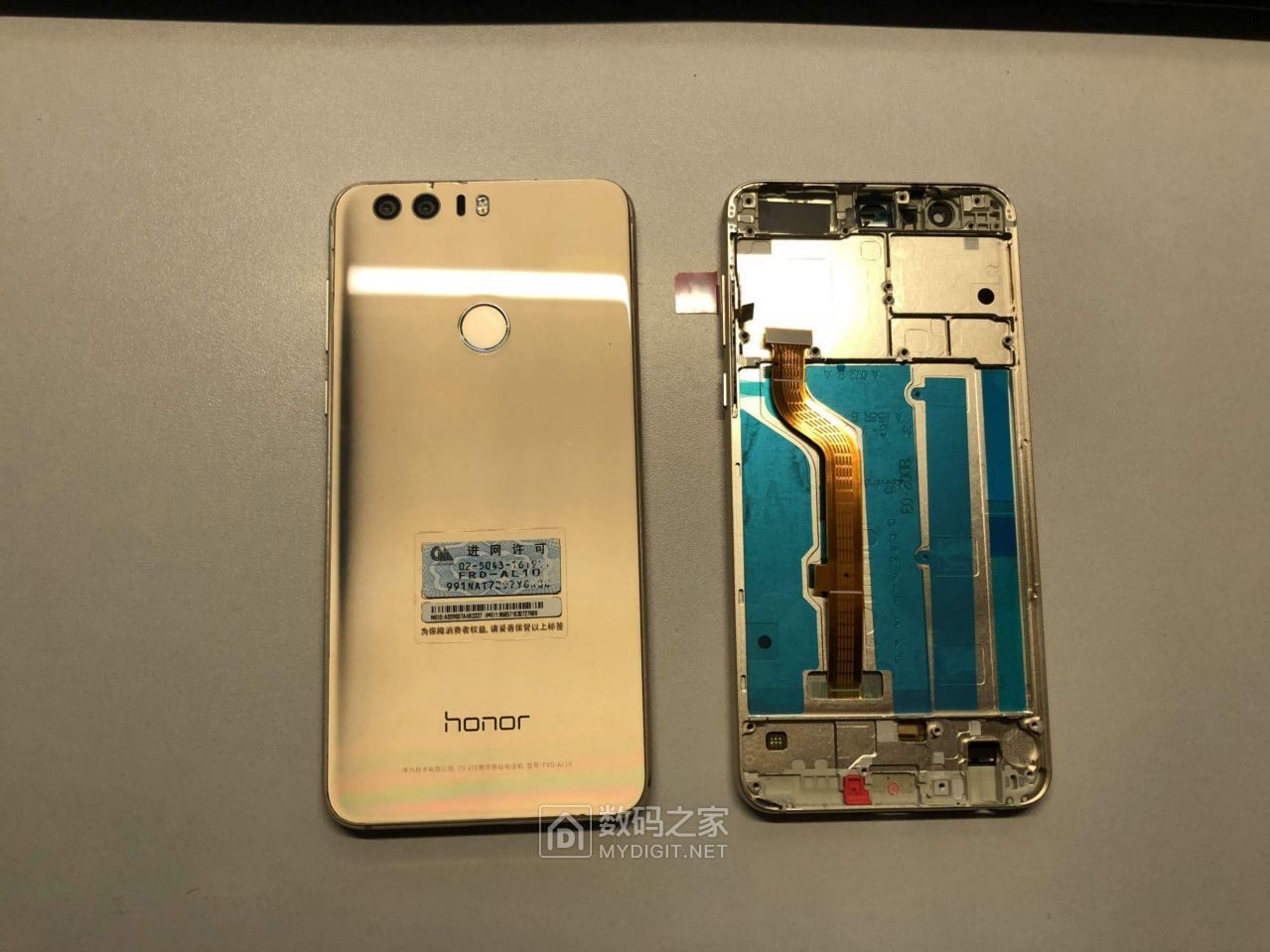 日常操作没啥技术含量的华为荣耀8换屏