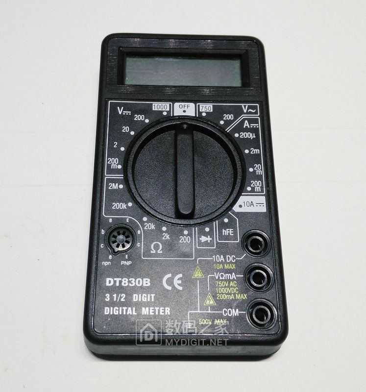 dt830b万用表拆解