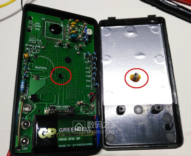 dt830b万用表拆解