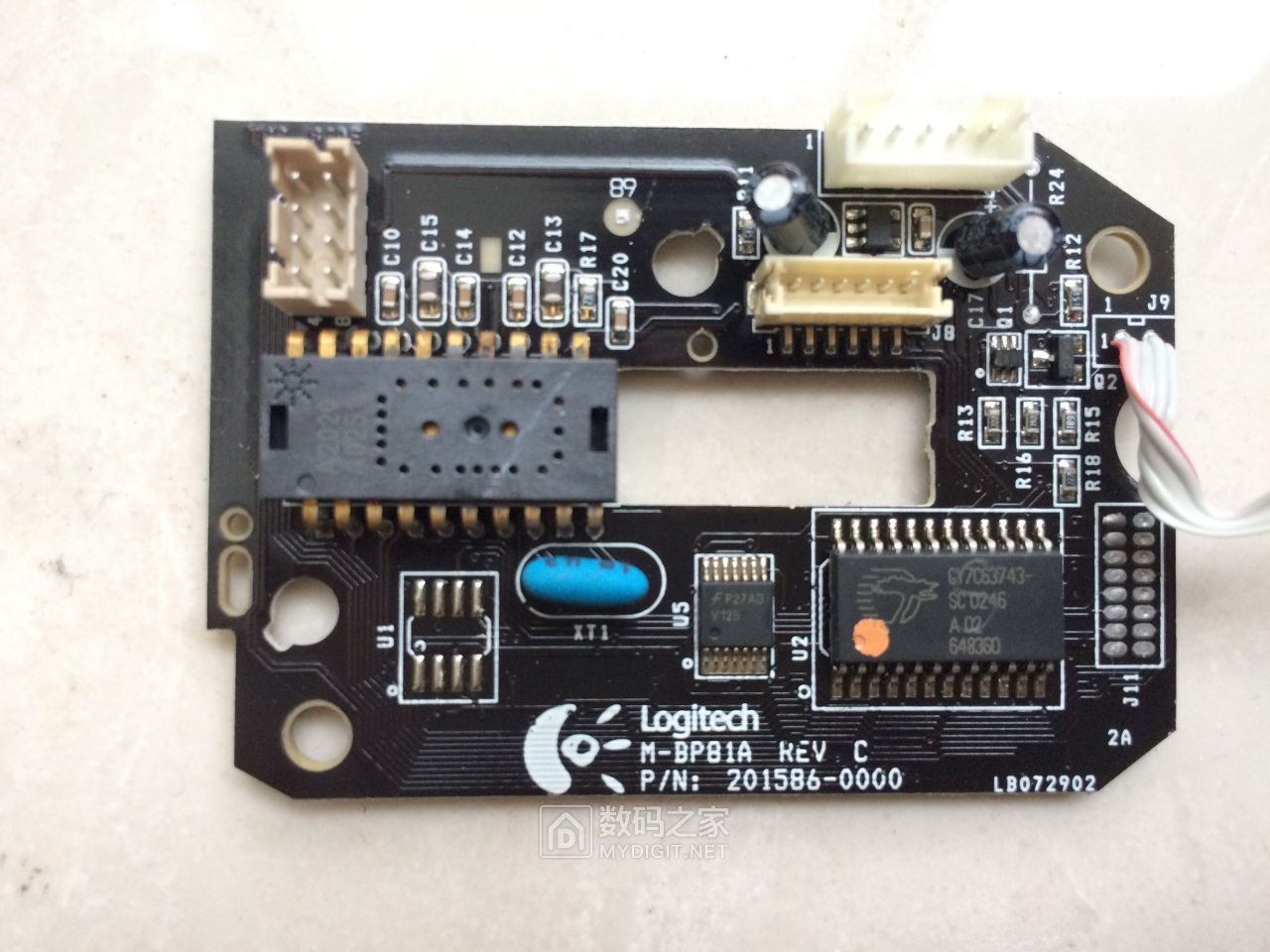 又一罗技logitech mx500 鼠标拆解 - 拆机乐园 数码之家