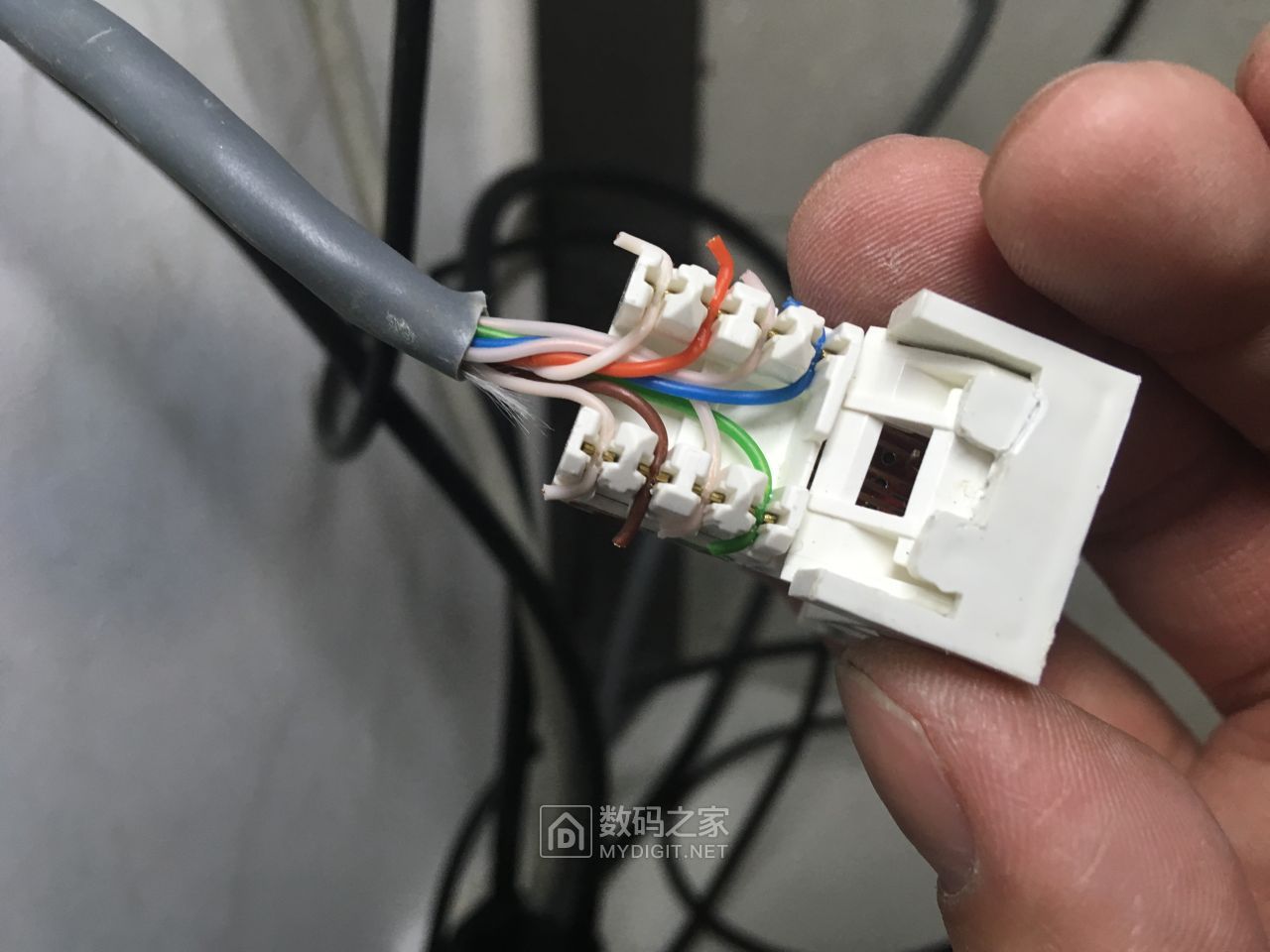网口面板拆修