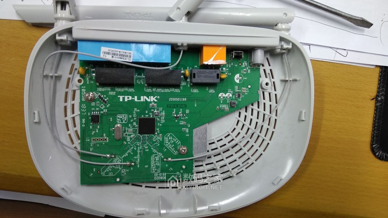 tp-link 886n v7.0简单拆解 - 拆机乐园 数码之家
