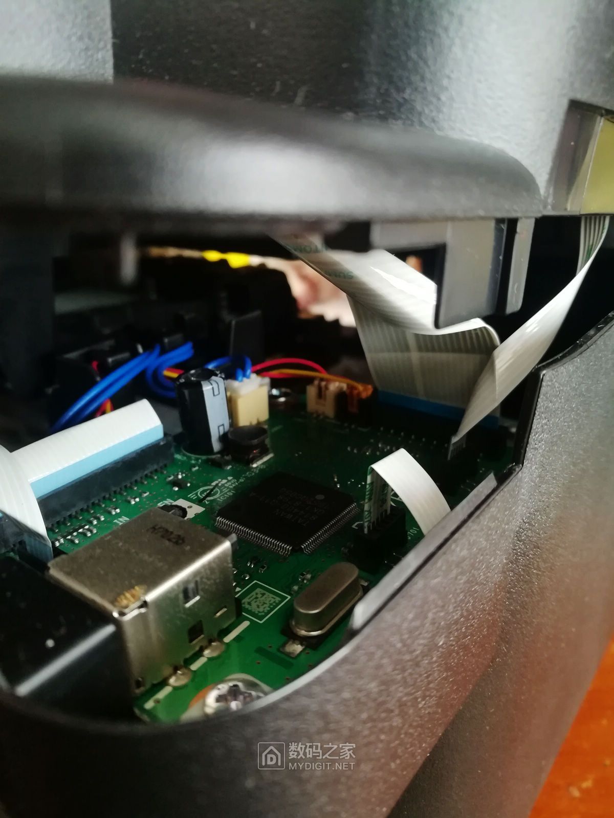 拆机佳能mg2580s打印机内有佳能2019墨盒清零软件