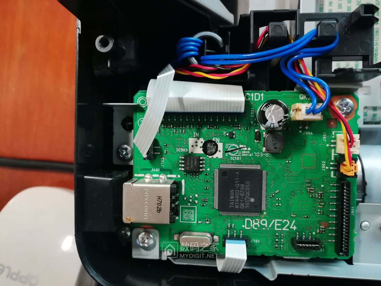 拆机佳能mg2580s打印机内有佳能2019墨盒清零软件