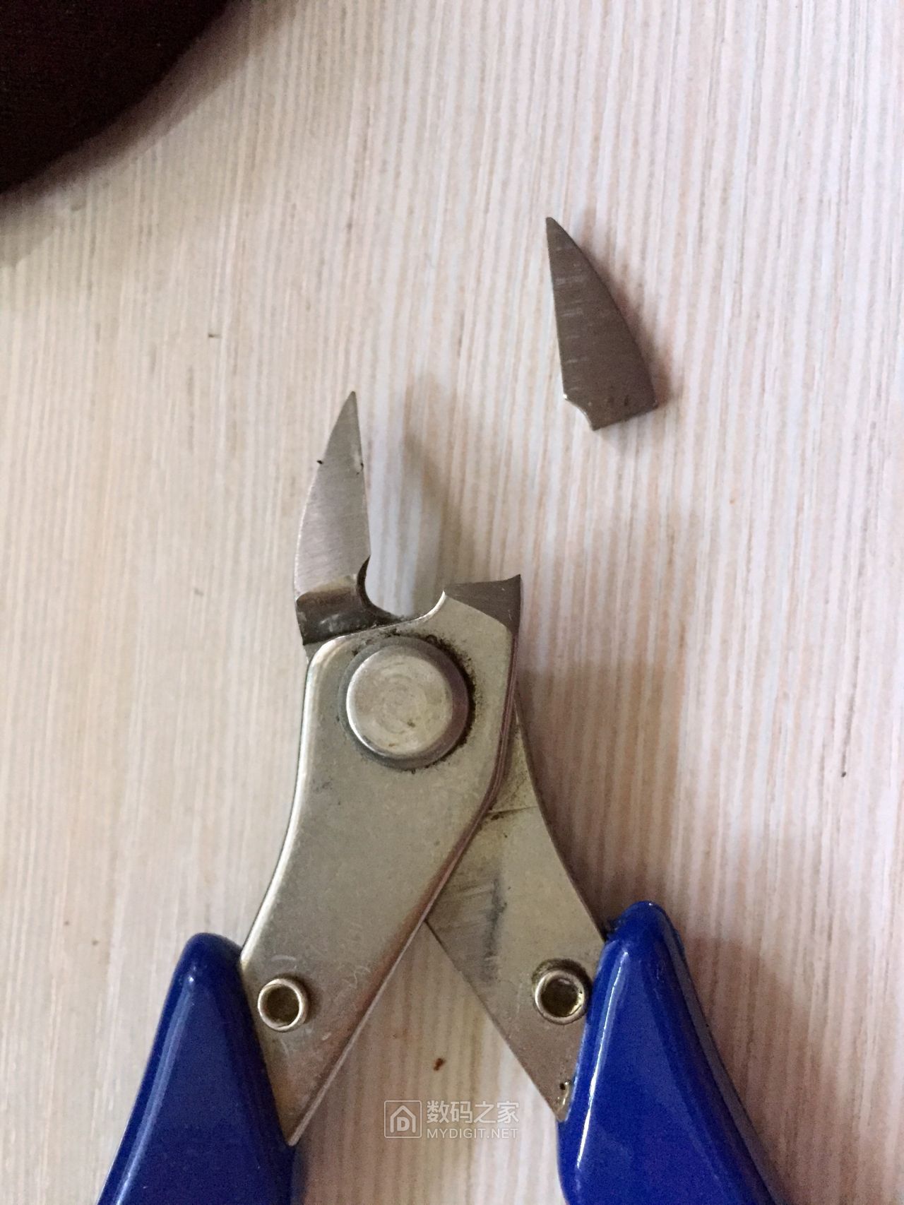 刚买不久的pm205不锈钢水口钳断了