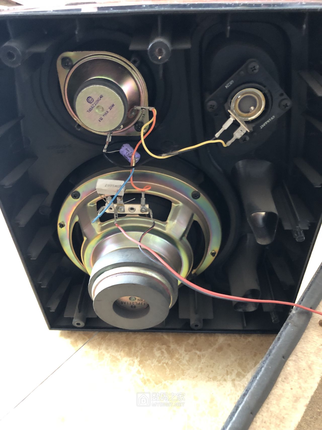 拆老组合音响的音响松下sbvc550