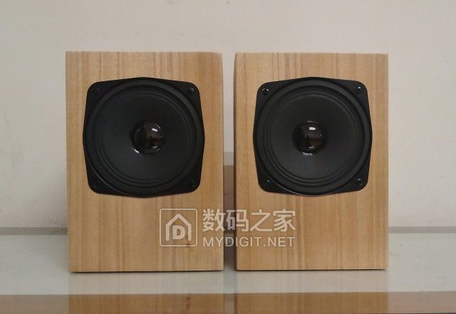 手工制作5寸实木迷宫全频音箱