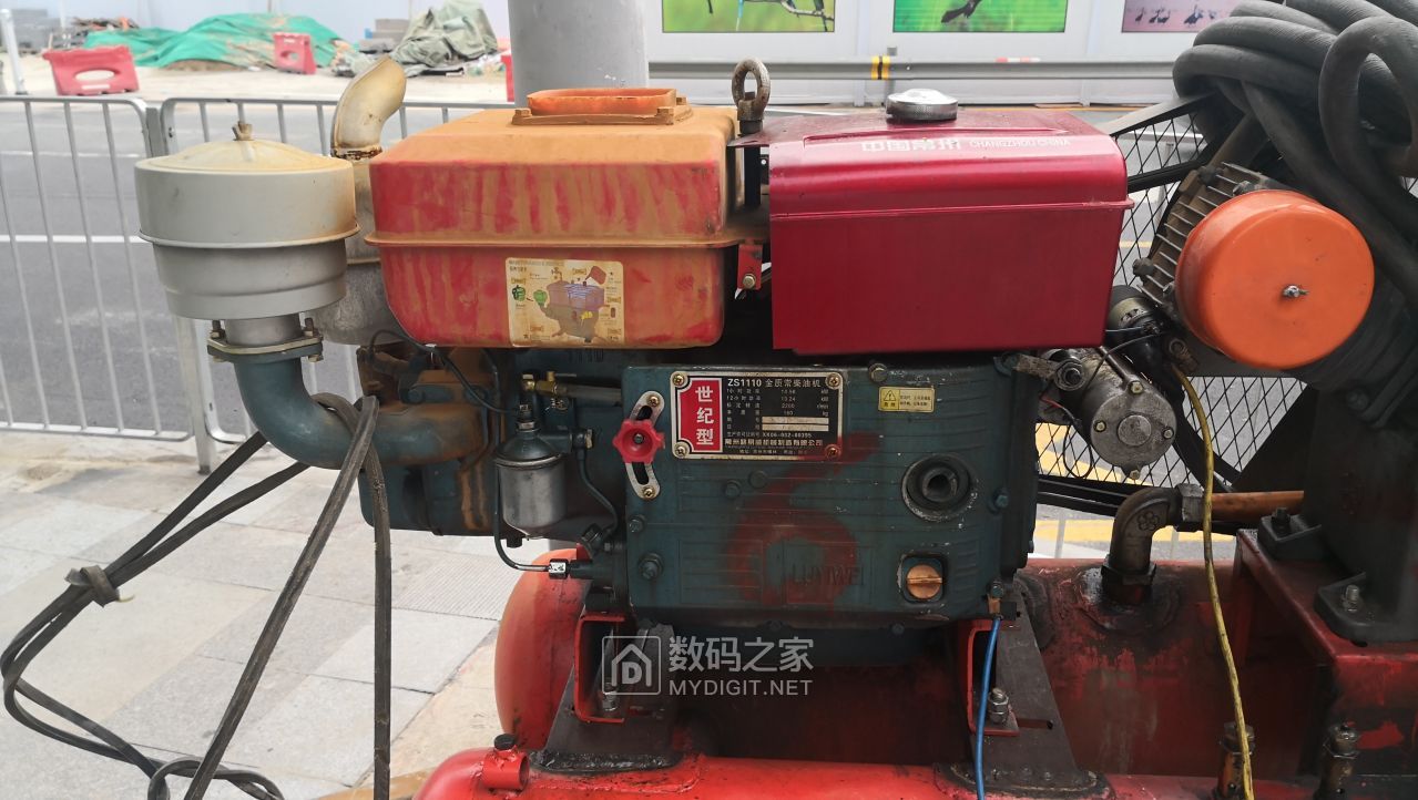 路边单缸15kw柴油机驱动空压机