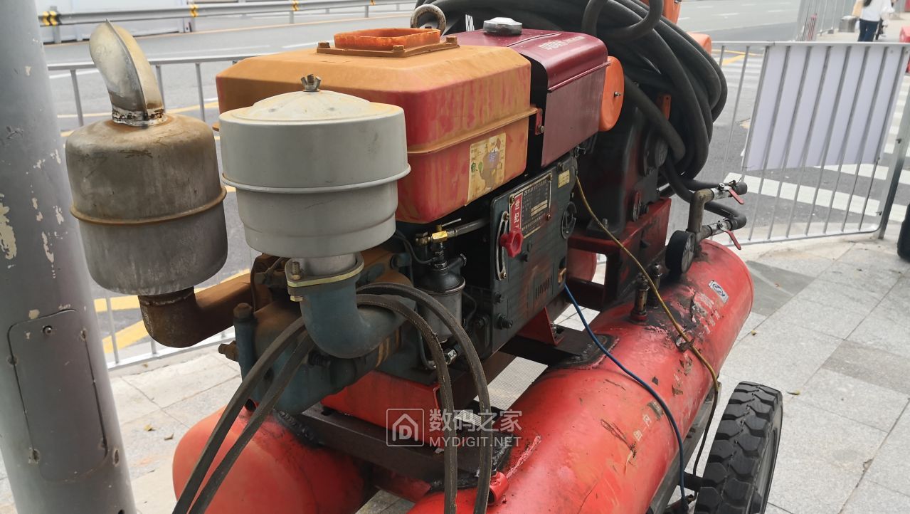 路边单缸15kw柴油机驱动空压机