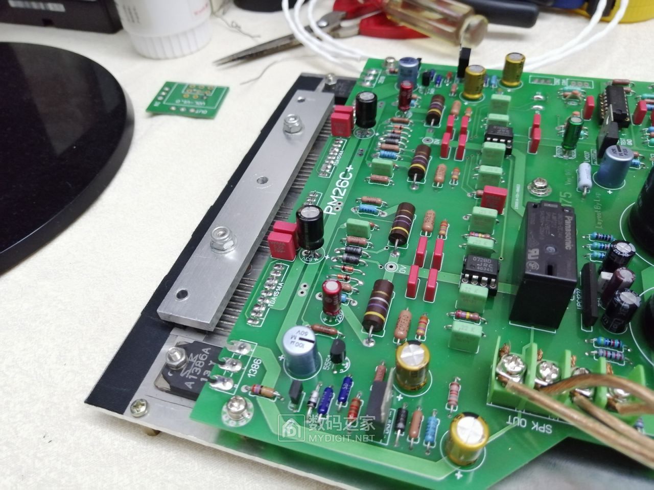 自己组装的tda1514a双并联功放