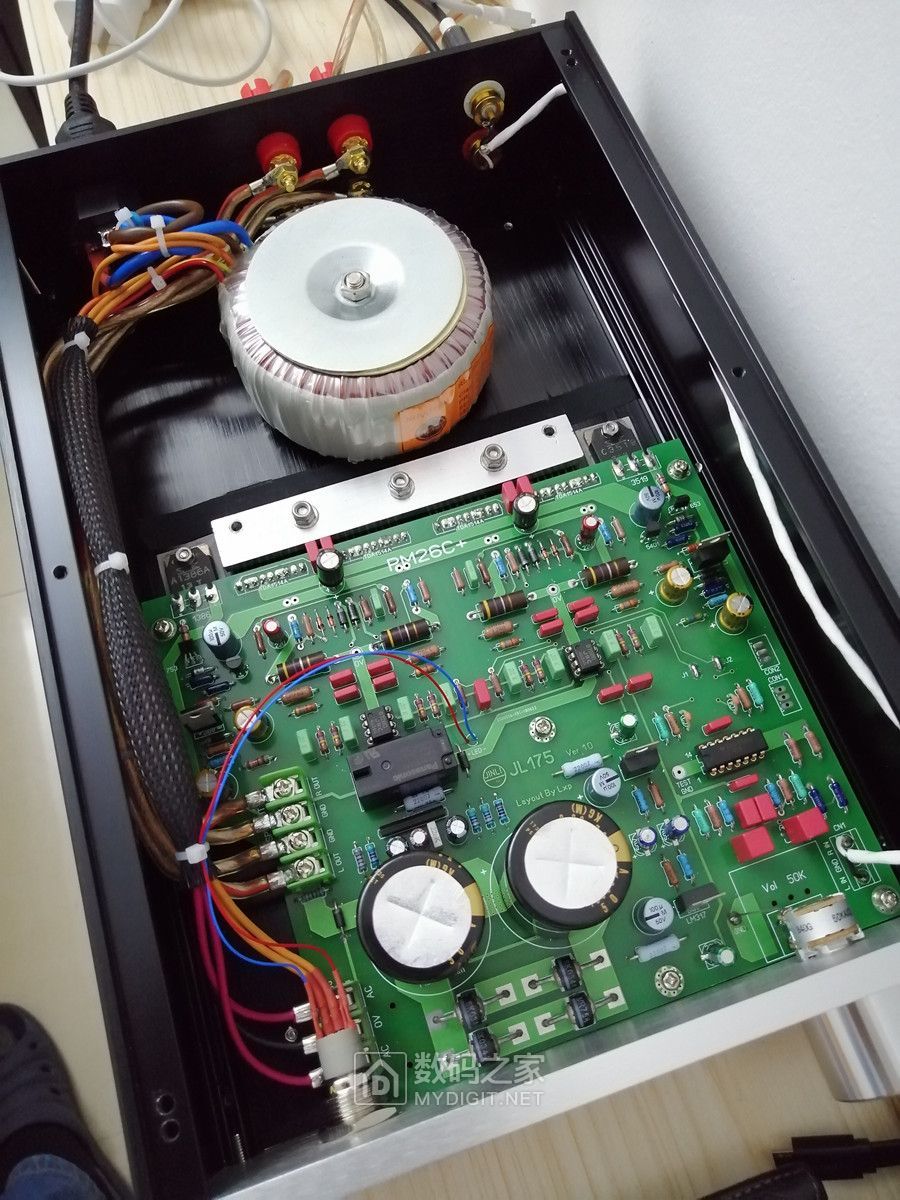 自己组装的tda1514a双并联功放