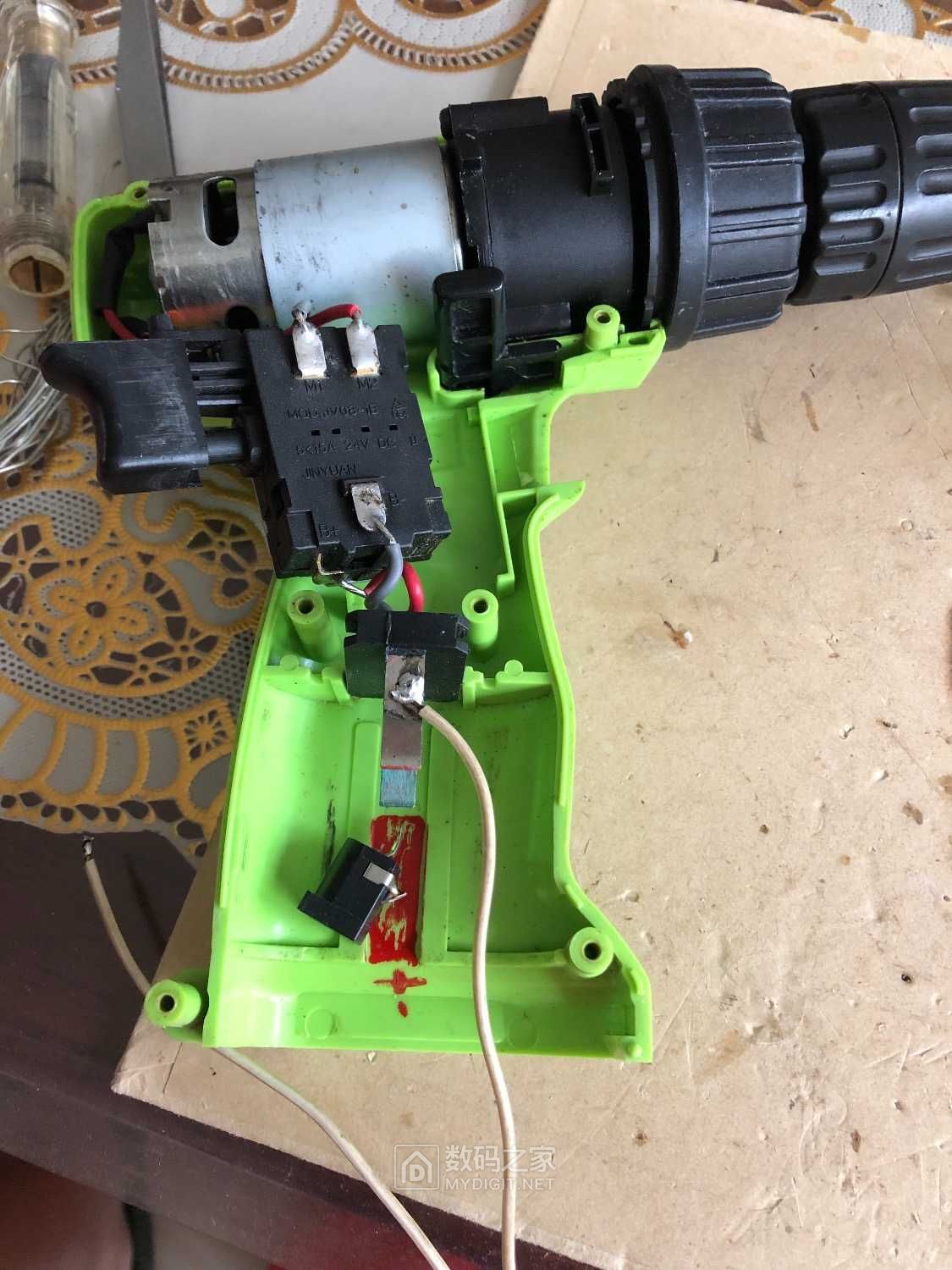 金立电钻改dc供电